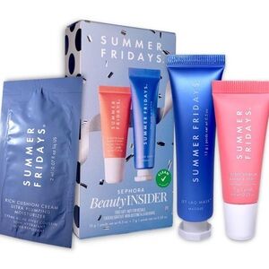 Summer Fridays Skincare Set Trio Including Moisturizers and Lip Products  - New!
